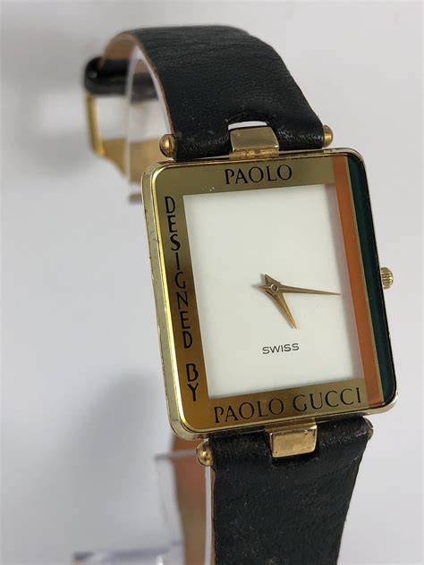 paolo gucci rhinestone vintage women's watch pg905yw|paolo by gucci watch for sale .